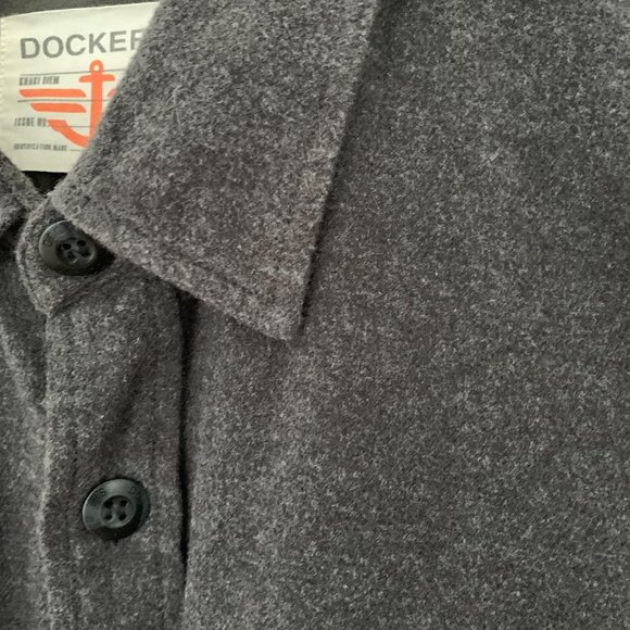 Dockers - rare! Utility style button up long sleeve shacket (Shirt/jacket) - Picture 7 of 8